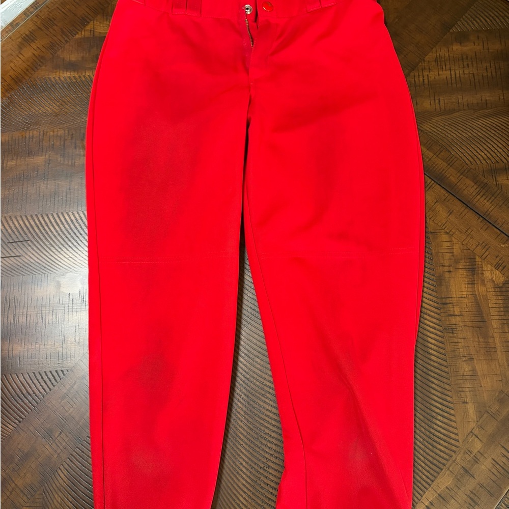 Vibrant Red Pants